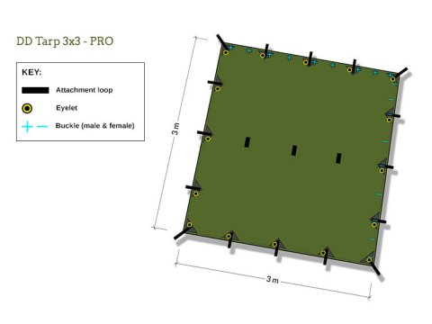 Σκιαστρο Τέντα DD 3x3 Pro Σκιαστρο Τέντα DD 3x3 Pro